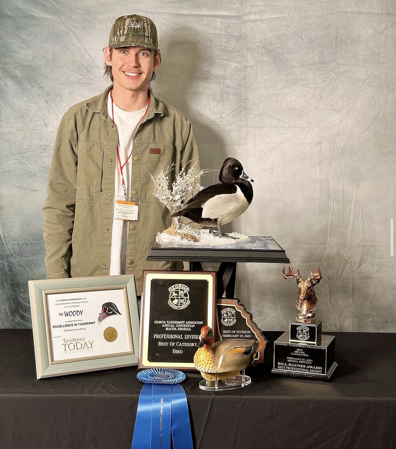 Competition award won by E. Star Waterfowl Taxidermy.
